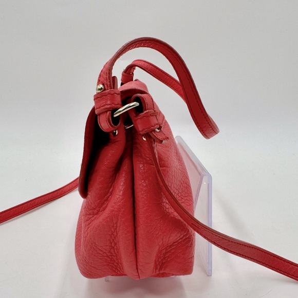 Auth Chloe Small Pink Leather Bow 2way Crossbody Bag Preloved Purse - Picture 3 of 12